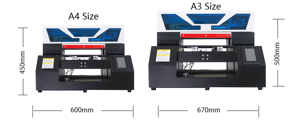 UV Printer Varnish And Inkjet Printer Double Heads UV Flatbed Printer For Mug Bottle T-shirt Printing Machine