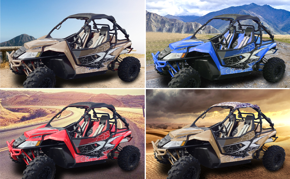 Soft Top Canvas Roof Top Fit for UTV Can-Am Maverick X3  All 2 Doors models  2017-2021