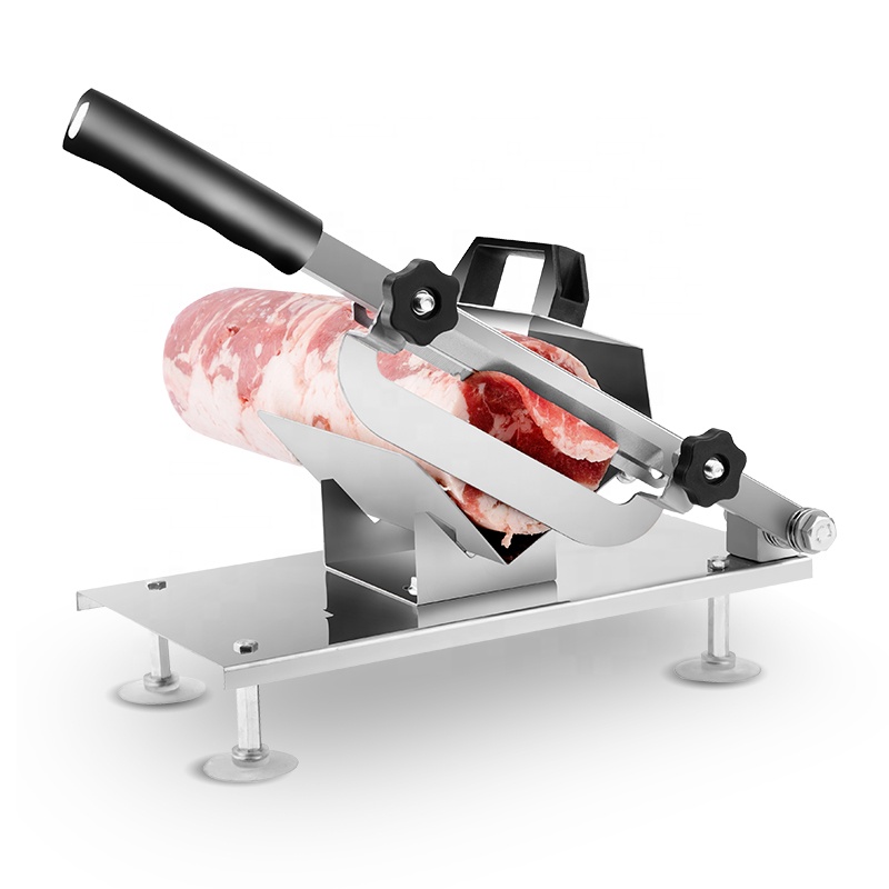 manual frozen beef slicer/meat rolls machine /manual slicing machine /