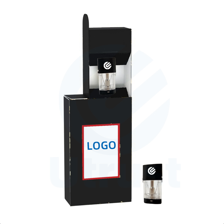 Hotsale Ceramic Coil 0.5ml 1.0ml Disposable Pod Cartridge Flat Mouthpiece Pod for CBD Thick Oil