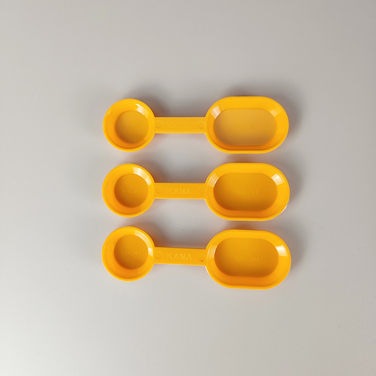 Plastic spoon manufacturerCustom double yellow Plastic spoon manufacturer grade food pp plastic spoon