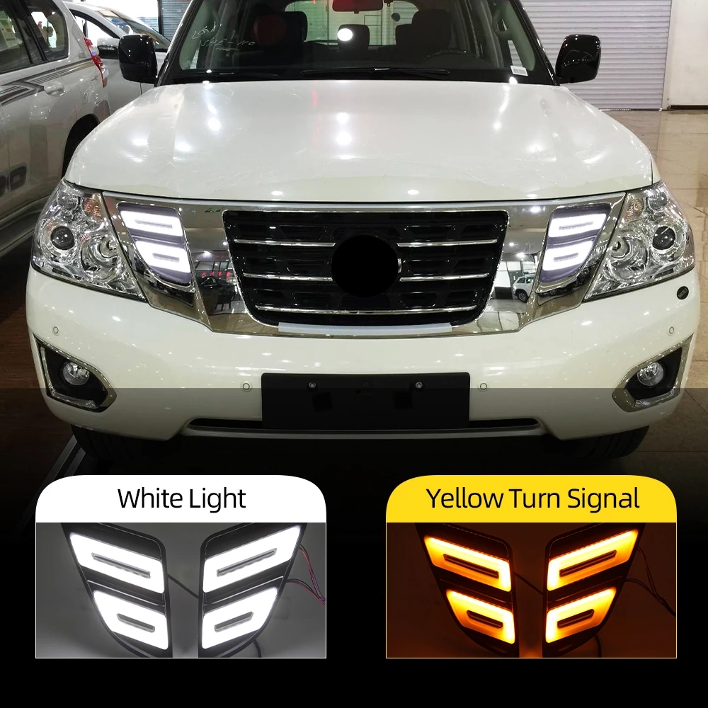 Дневные ходовые огни для Nissan патруль Y62 Armada 2014-2019, дневные ходовые огни для Nissan патруль Y62 Armada 2014-2019 DRL