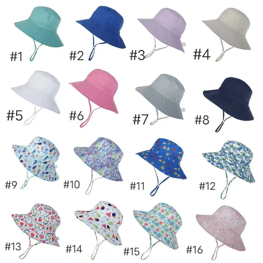 Good Quality Outdoor Protection Fisherman Newborn Outdoor Polyester Cotton Baby Summer Hats