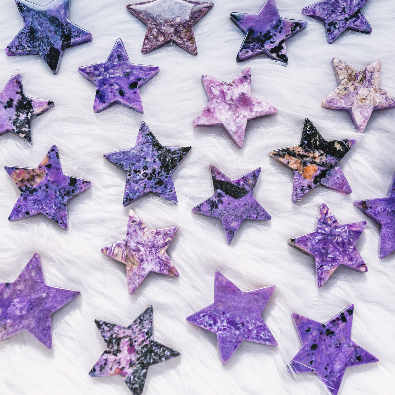 Природный лечебный Кристалл charoite star для украшения дома