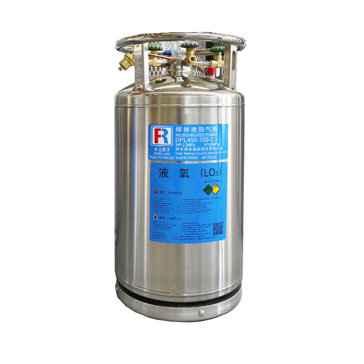 FOKIT-DE80L резервуар Dewar LCO2 криогенной жидкости для углекислого газа для хранения для изготовления ювелирных изделий сухого льда