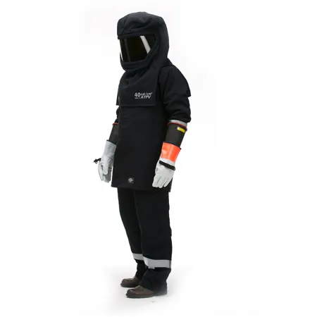 40CAL Flash Visor Protective Hood Face Shield Arc Flash Suit ASTM F1959 ASTM F2621 IEC61482