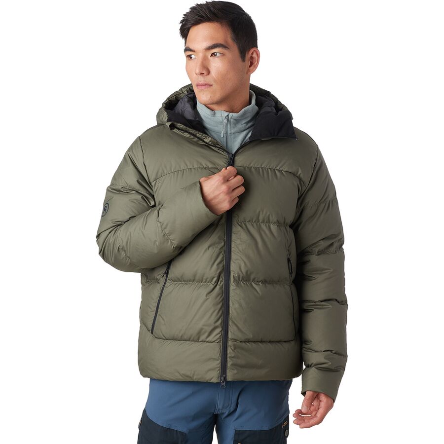 OEM ODM Custom Men's Puffer Jacket Warm Breathable Light Hooded 600 Fill Down Puffer Jacket