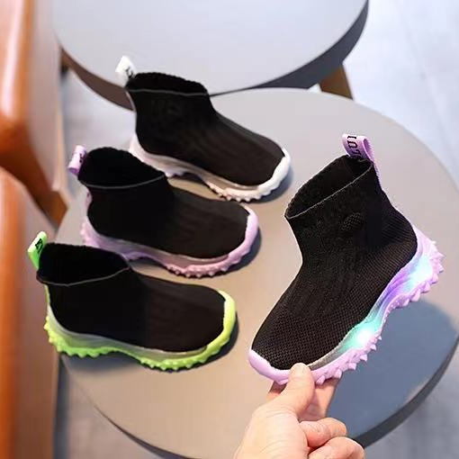 Baby designers shoes LED tenis de hombre original casual tennis shoes chaussure d'enfant walking style children's casual shoes