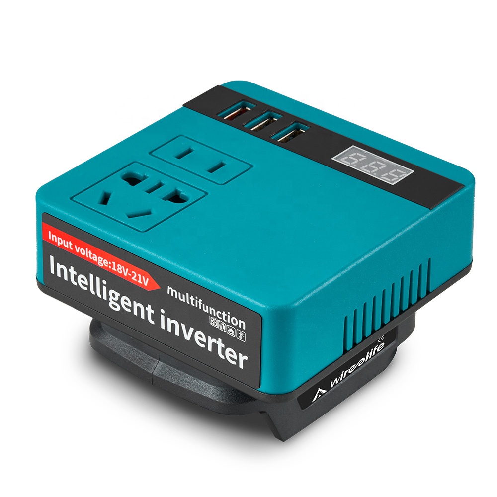 Cordless 120W Power Inverter DC 18V To 220V For Home Application Inverter Adapter Power Supply Inverter