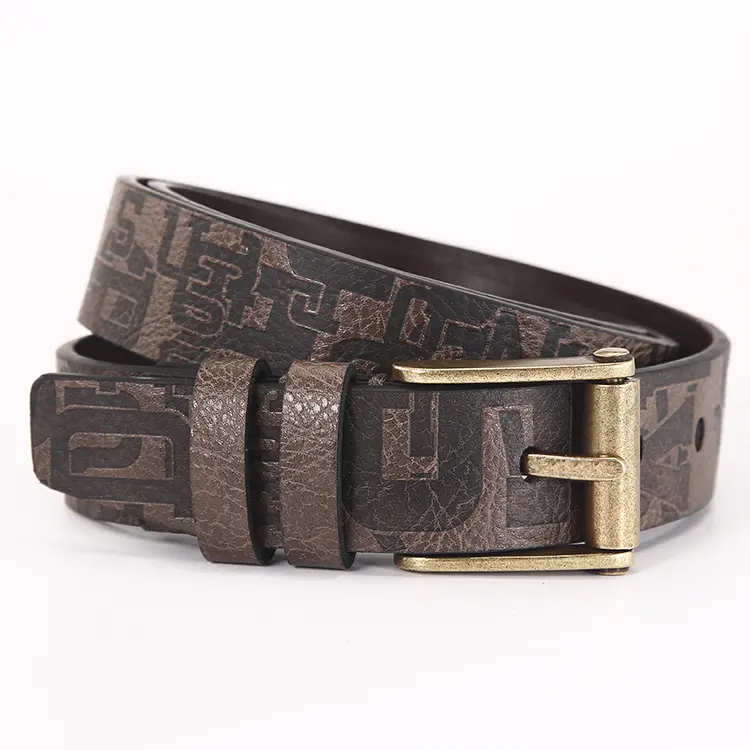 Belt Men Handmade Custom Premium Good Full Grain Man Cow Leather Genuine Leather Belts Mens Casual For Men