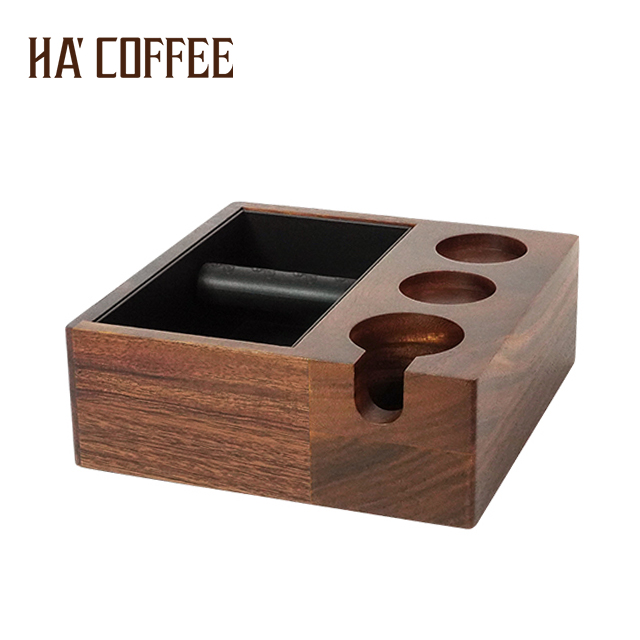Heavy duty из нержавеющей стали прокладка кофе капсулы с выдвижными ящиками из нержавеющей стали большого размера с 4 в 1 эспрессо и утрамбуйте вскрытия станция комплект Knock Box
