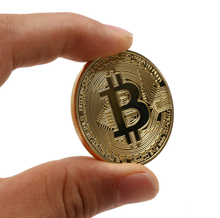 MZL позолоченная монета Биткоин арт сувенир отличный подарок Коллекционная физическая металлическая монета крипто памятная монета