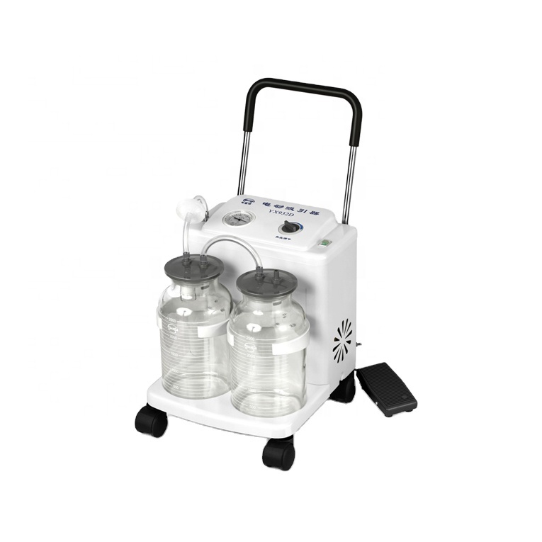 New Design Hospital Aspirator Device High Volume Trolley Type Electric Medical Suction Machine