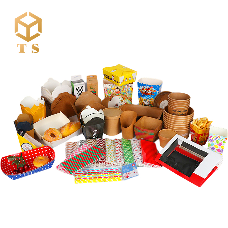 350 г, оптовая продажа, упаковка для доставки пищевых продуктов, биоразлагаемая сэндвич-бумага из крафт-бумаги, коробка для выноса
