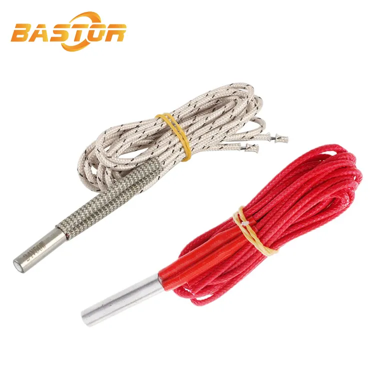 12v 24v 48v dc 40w 60w 80w stainless steel industrial electric heater elements 3d printer cartridge heater