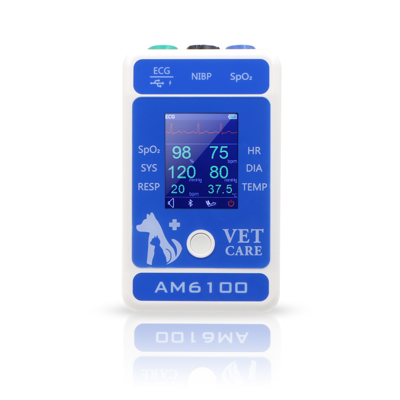 AM6100 Vital Signs Monitor Surgical Veterinary Multiparametric Medical Monitor