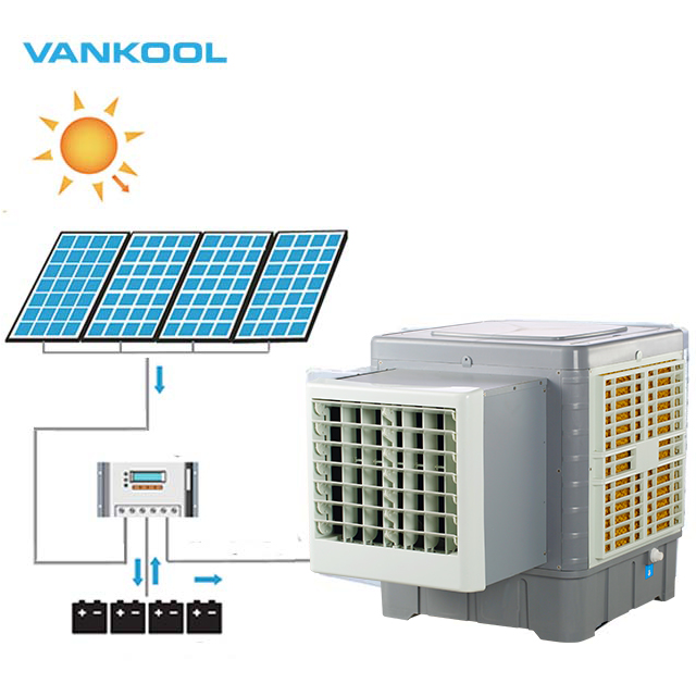 Vankool 4500m3/h настенный 12 В 24 DC кондиционер кулер вентилятор