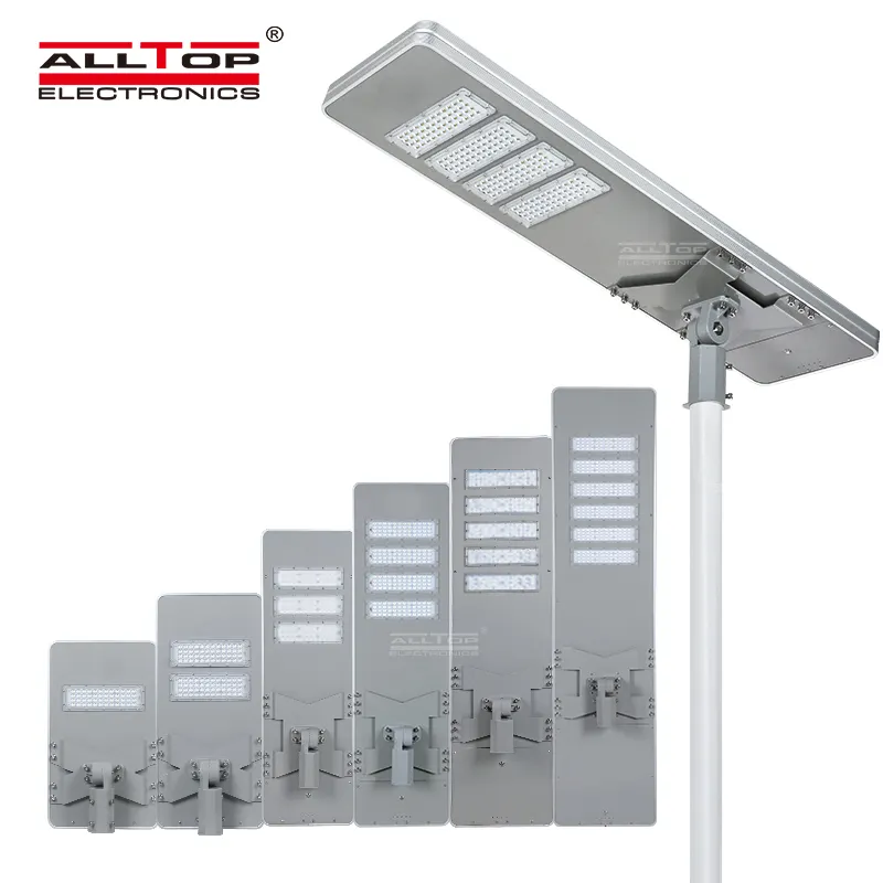 ALLTOP Outdoor Smd Road Lighting Good Price Ip65 50w 100w 150w 200w 250w 300w All In 1 Led Solar Street Lamp