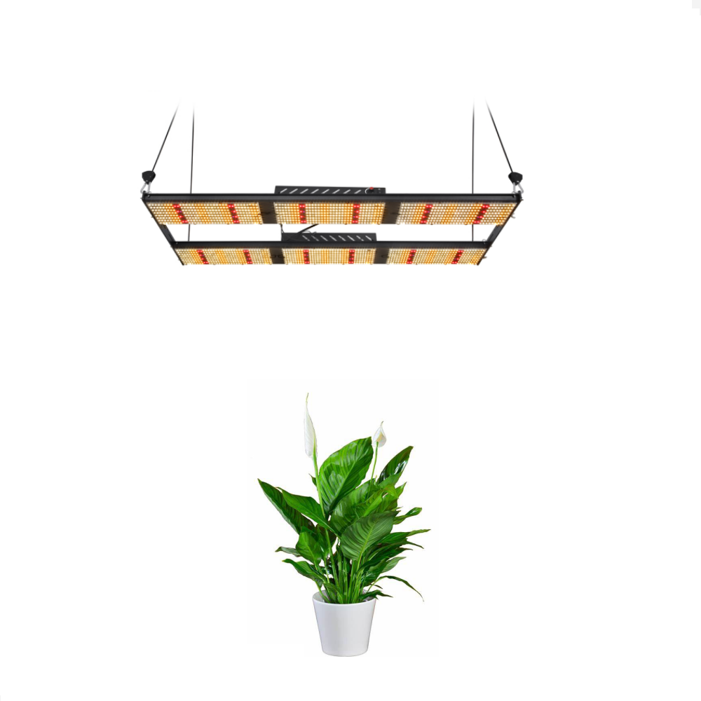 Bava hps 1200w 640w led grow панель доска samsung lm301h ик уф wi-fi диммер светать
