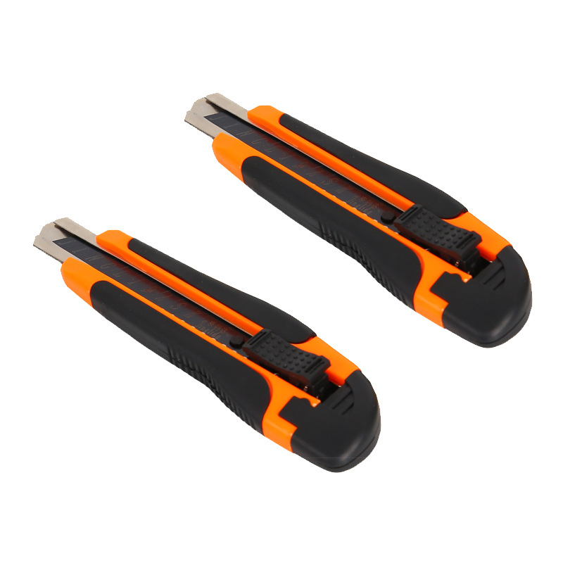 Comfortable non-slip rubber handle safe utility knife practical