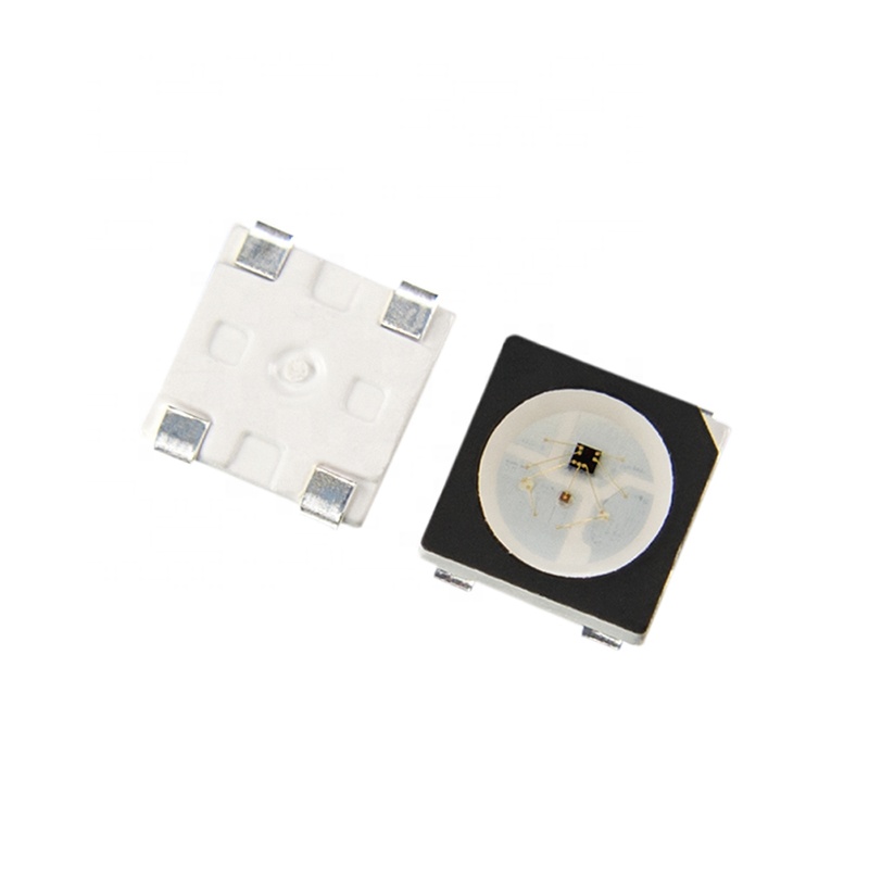 Программируемый черный светодиодный чип 5050 RGB SMD SK6812/ LC8812B