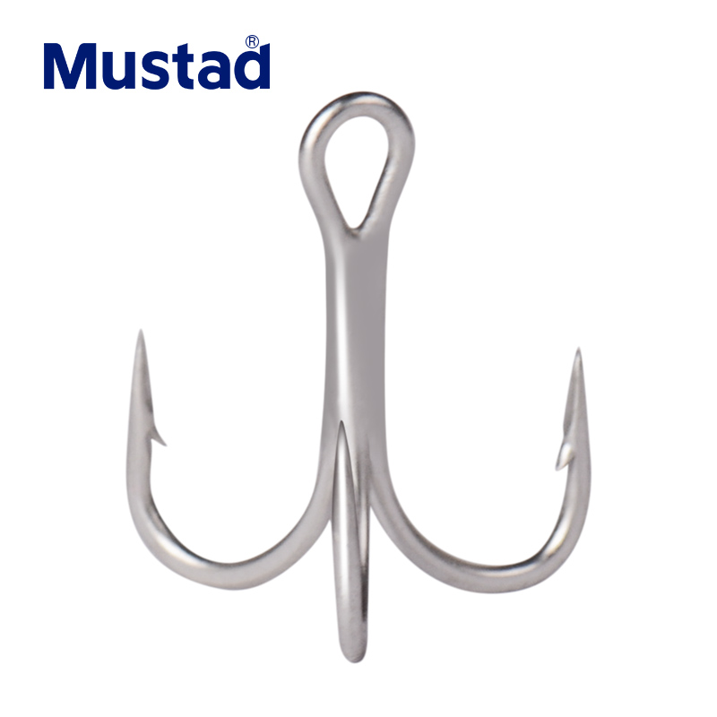 Mustad 36341 2X прочные рыболовные тройные Крючки vmc из углеродистой стали mustad