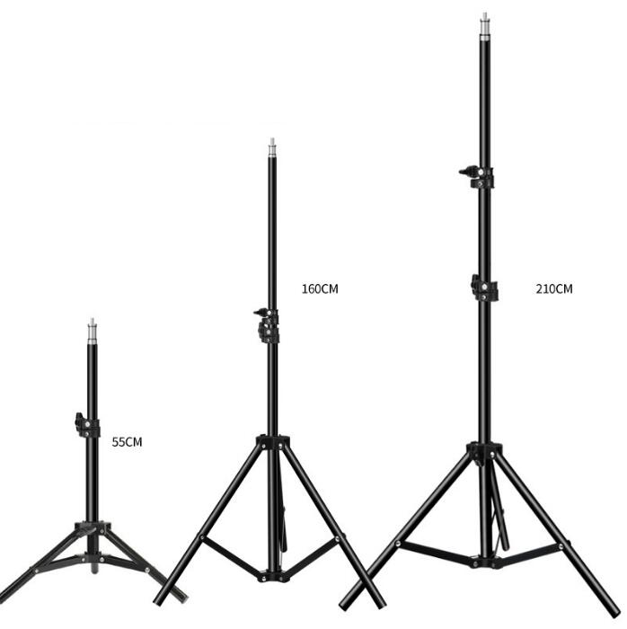 Photography Compact Portable Lightweight Tripod Lighting Reverse Folding Stand for Camera Flash/Ringlight/ Photo Reflector