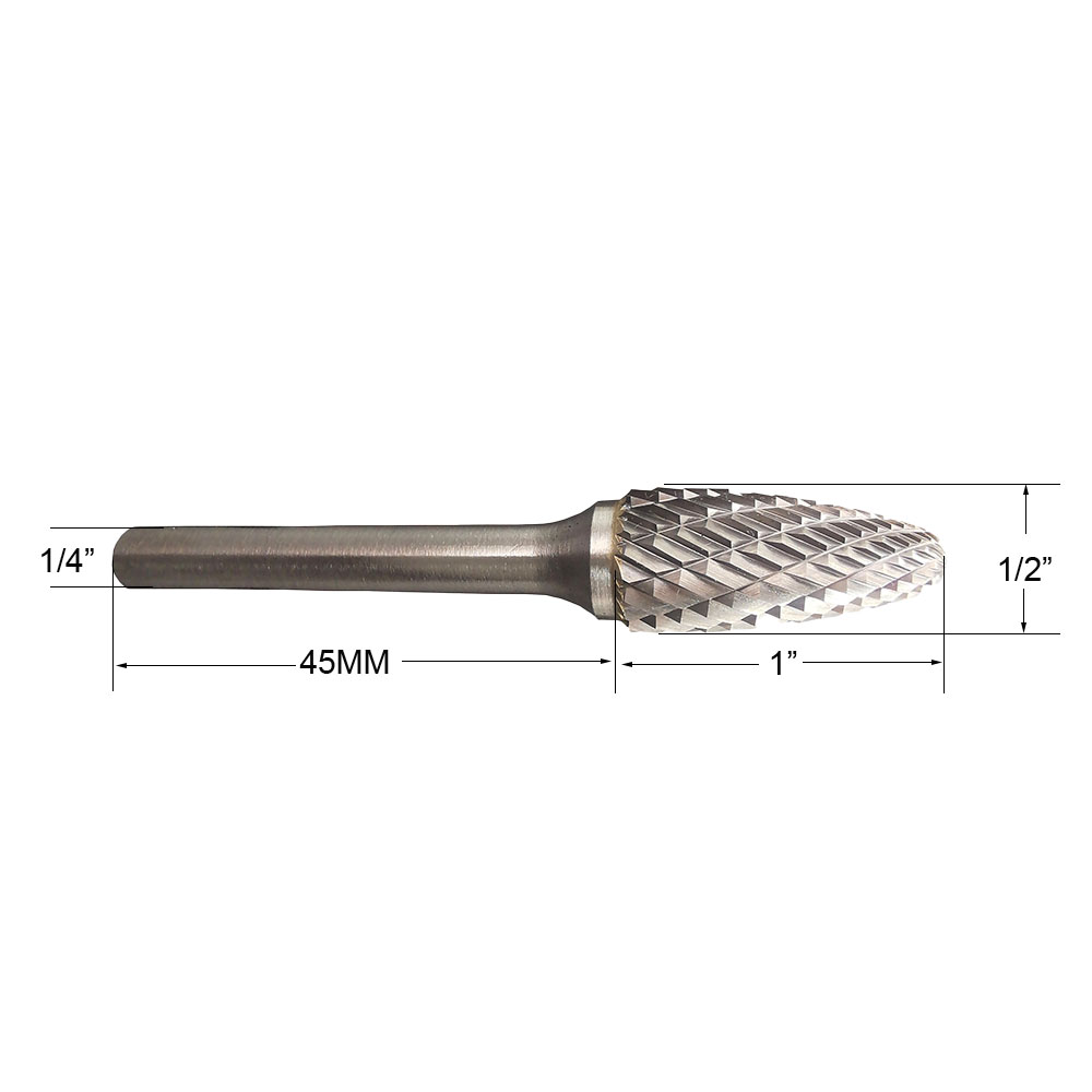 Rotary Files Tungsten Carbide Steel Rotary Burrs Tungsten Carbide Burrs Cutter Set Solid Carbide Rotary Burrs For Cutting Metal