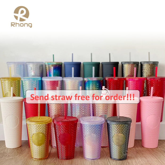 20oz Double Walled Travel Tumbler Cups In Bulk clear tumblers with lid and straw