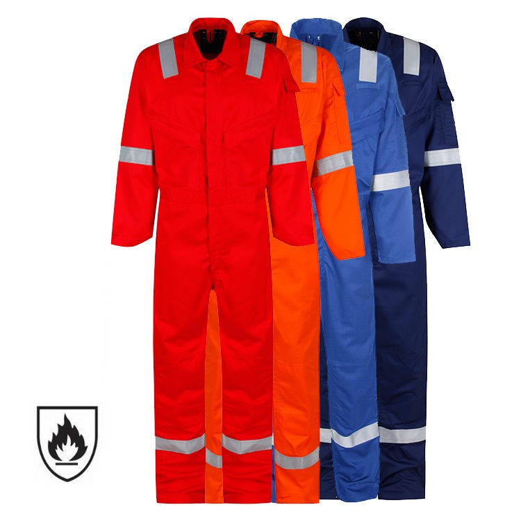 Заводская поставка NFPA 2112 EN 11612 FR огнестойкий комбинезон