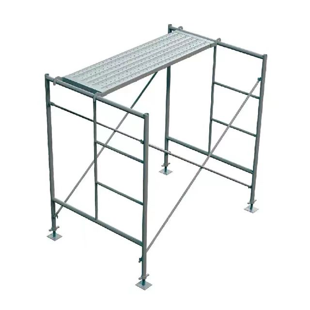 Electric galvanized Scaffolding H Ladder frame Building Material Construction Models Scaffolding for Bricklayer