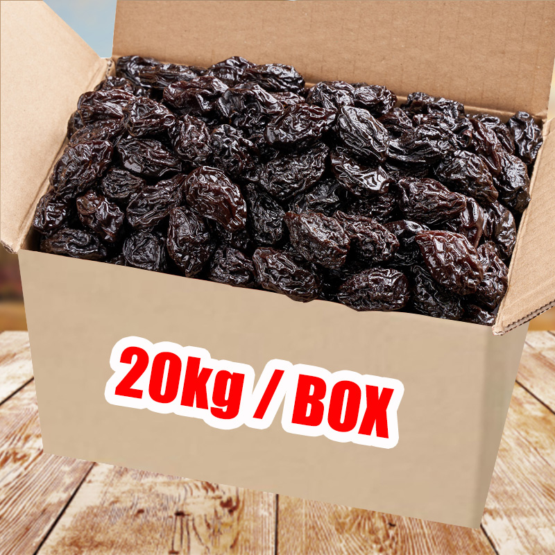 OEM wholesale whole box sour sweet California West plum Dried black Seedless plum dried without seeds Seedless