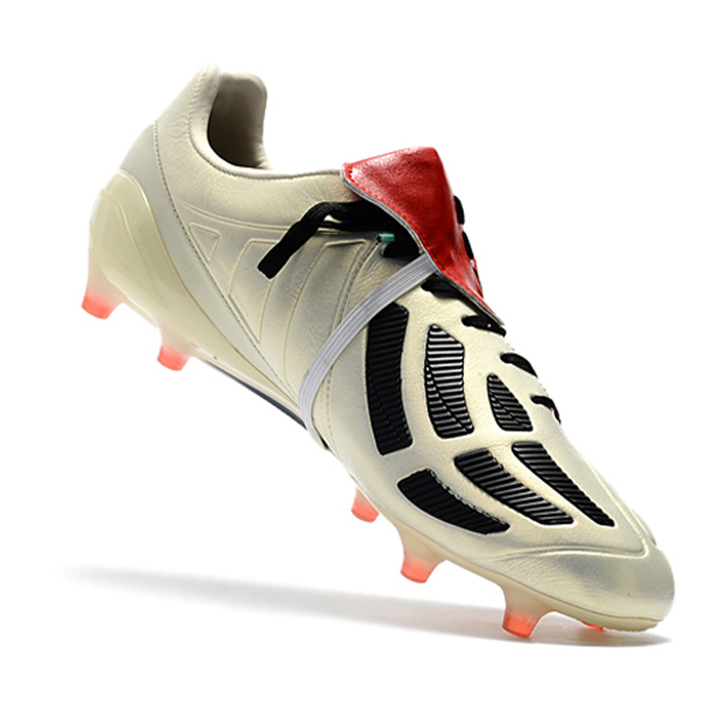 Classic Style Men's Classic Football Boots Low Ankle Lace Up Football Shoes Soccer Shoes Predator Mania FG-Champagne