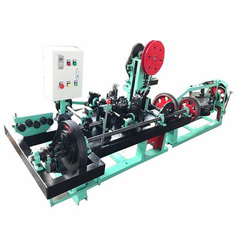 automatic chain link fencing and barbed wire making machine