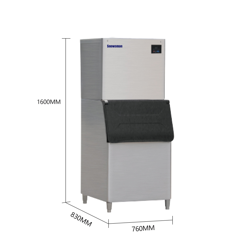 Mtoquina de hielo Коммерческая наружная de dia de enfriamiento de ventilador porttotil de 750 кг