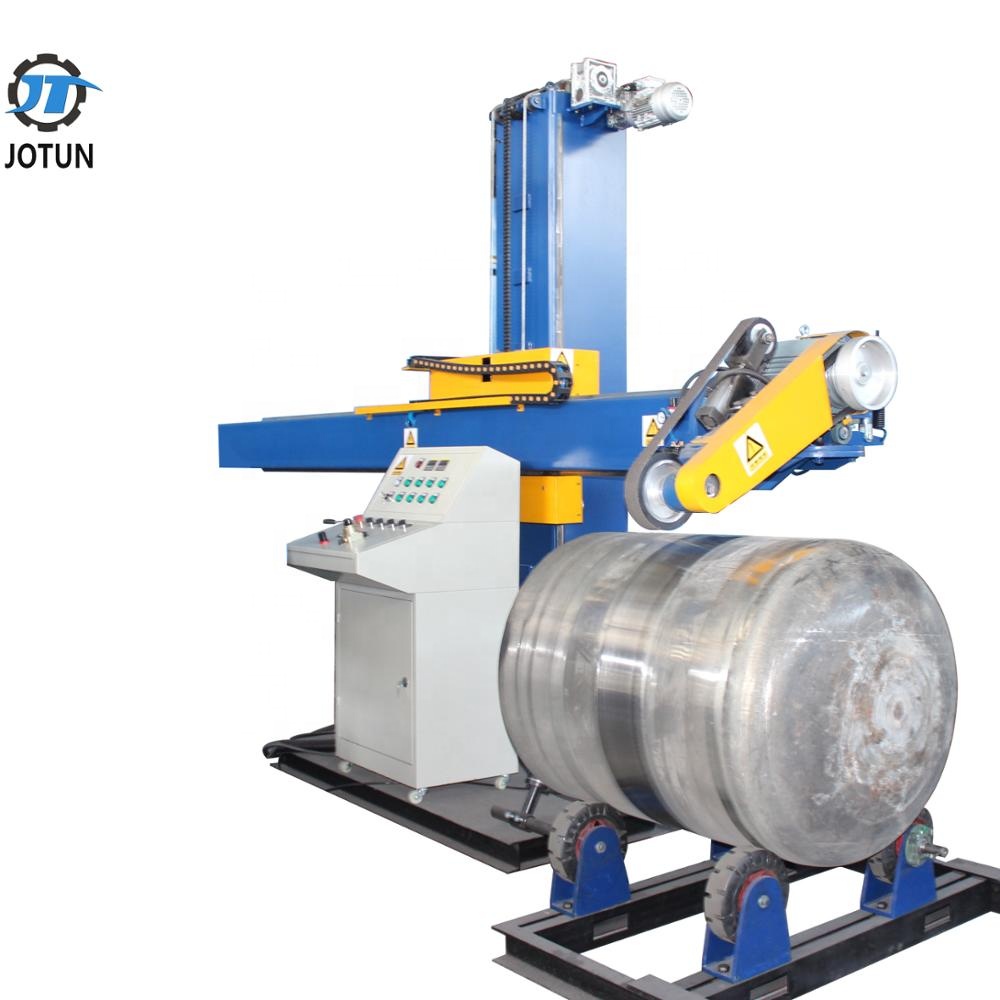Stainless steel red copper tank cladding interior exterior shell automatic polishing machine