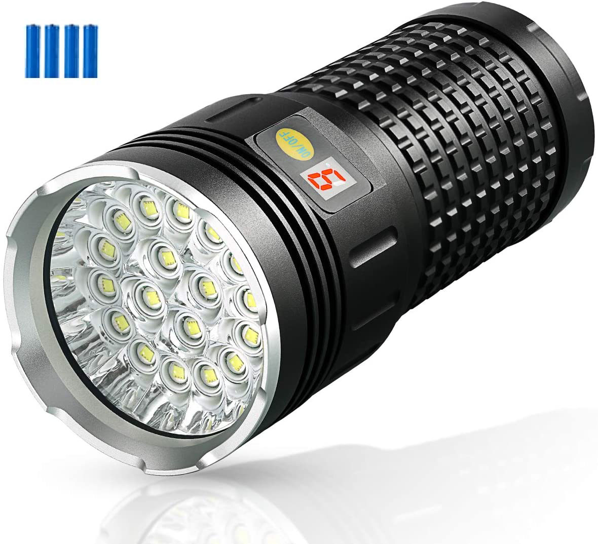 Ультраяркие алюминиевые мощные светодиодные фонарики 18 cree xml t6 с USB-зарядкой и защитой от воды