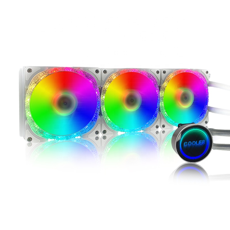 RGB-радиатор 360 мм, компьютерный радиатор, водяное охлаждение, AIO, радиатор для процессора с жидкостью