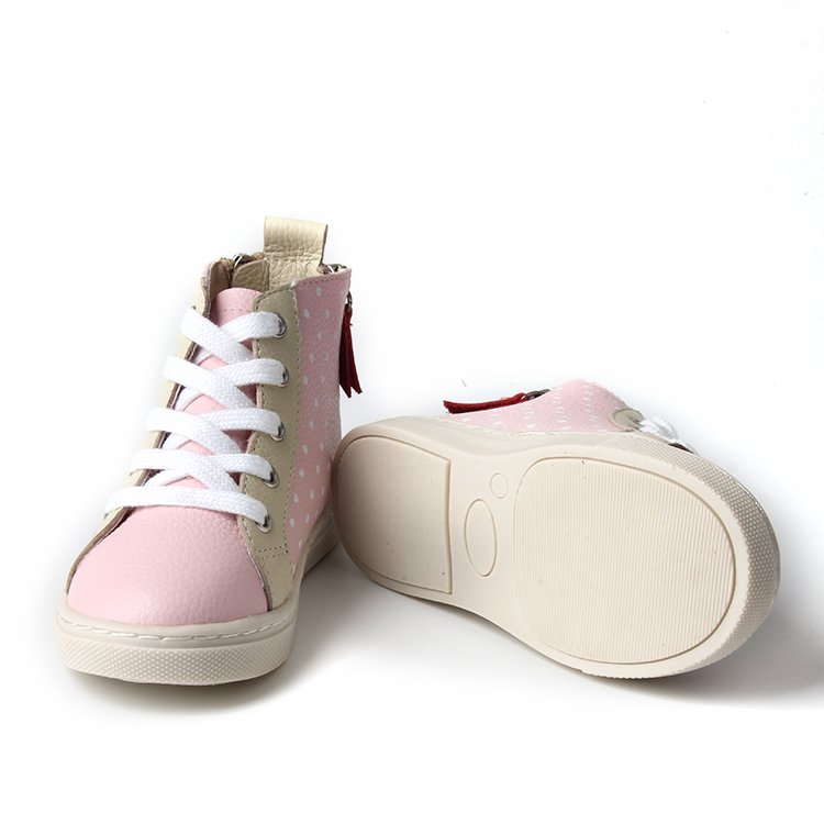 2021 Genuine Leather New Stylish Fashion Kids Booties Shoes In Hard Rubber Sole For Outdoor