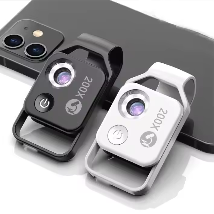 200X Optical CPL Zoom Microscope Magnifier Universal LED Lens Phone Camera Clip Outdoor Telescope Product