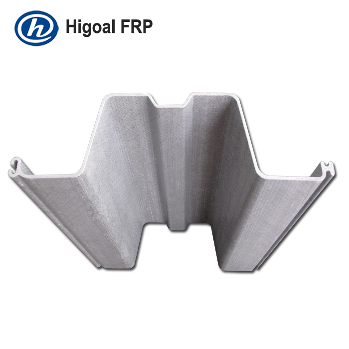 FRP plastic sheet piling anti corrosion and high strength