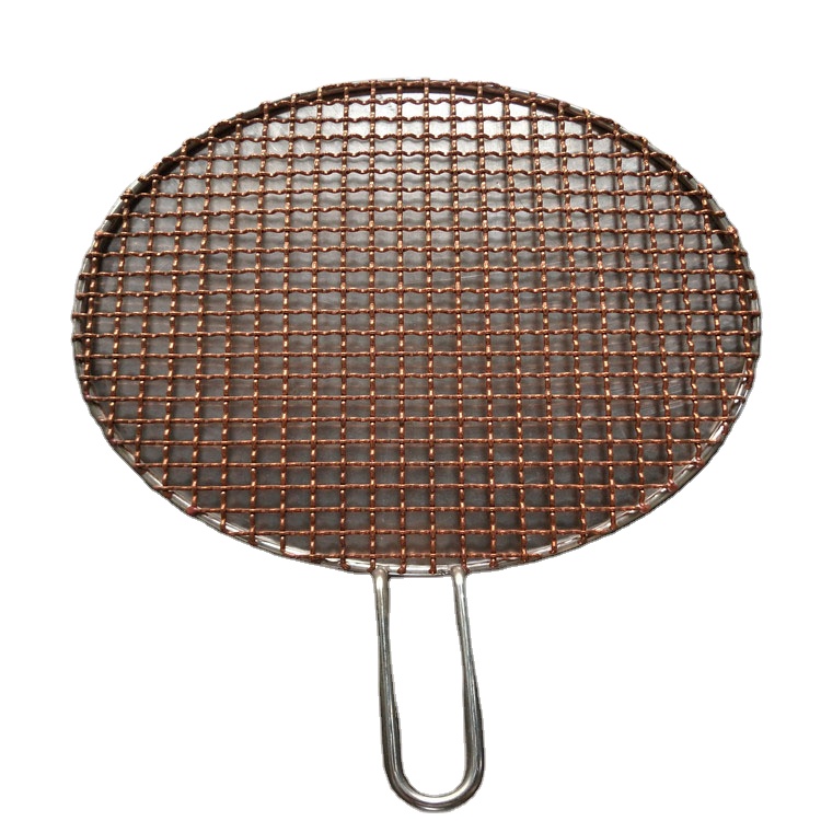 customized high quality brass Korean bbq grill table