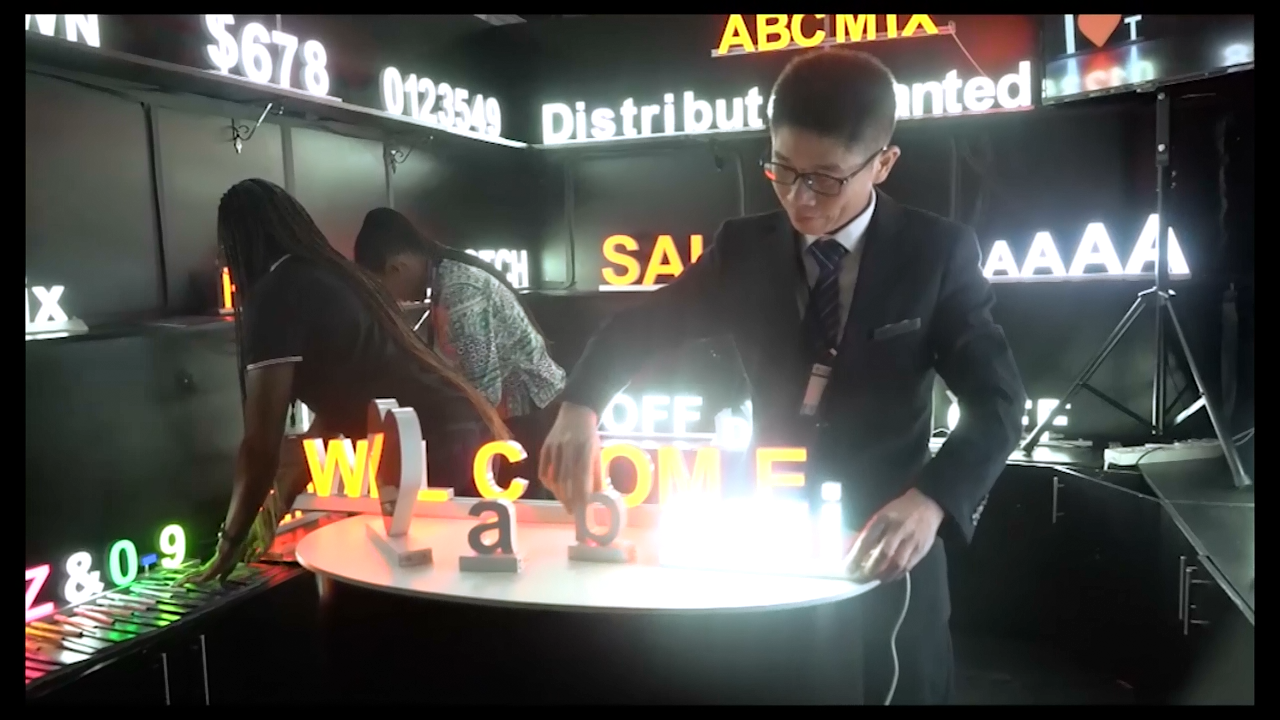 23 Новые поступления 2020 abcmix diy led светящийся знак люстра лампа МАГНИТНЫЙ световой Розничная для магазина Signage брюки для роста 95 мм I-3D