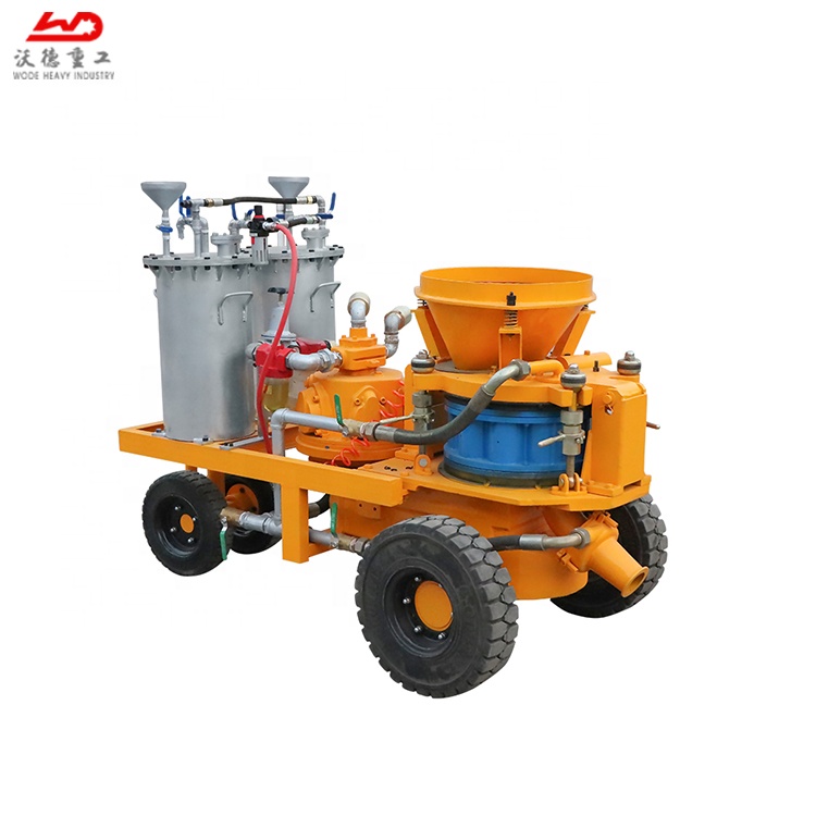 Shotcrete spray machine for sale / Concrete spray pump / Small portable wet shotcrete machine