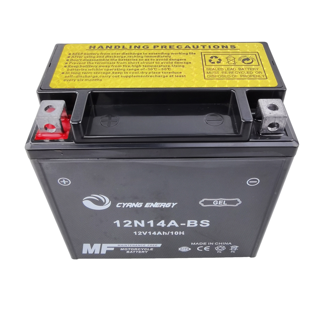 Горячая распродажа! 12V14AH/YTX14-BS OEM доступный вентильно регулируемых гель и свинцово-кислотный аккумулятор заряжен сухим необслуживаемые АКБ для мотоциклов