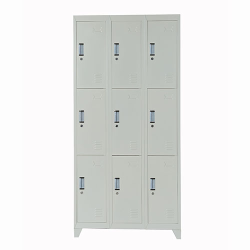 9 door portable steel cabinet locker metal wardrobe storage cabinets Modern Style