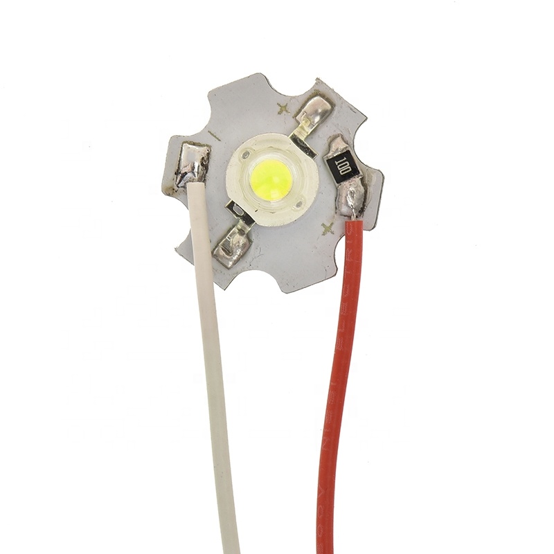 DC5V LED Chip 1W High Power SMD LED Light Bead Al Board 20mm For Downlight Spotlight White Blue Green Red Purple Yellow