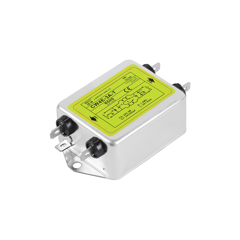 Вставка подключения однофазного переменного тока очистки EMI фильтр 220V 50/60Hz CW4E-3A/6A/10A/20A/30A-T сетевой фильтр