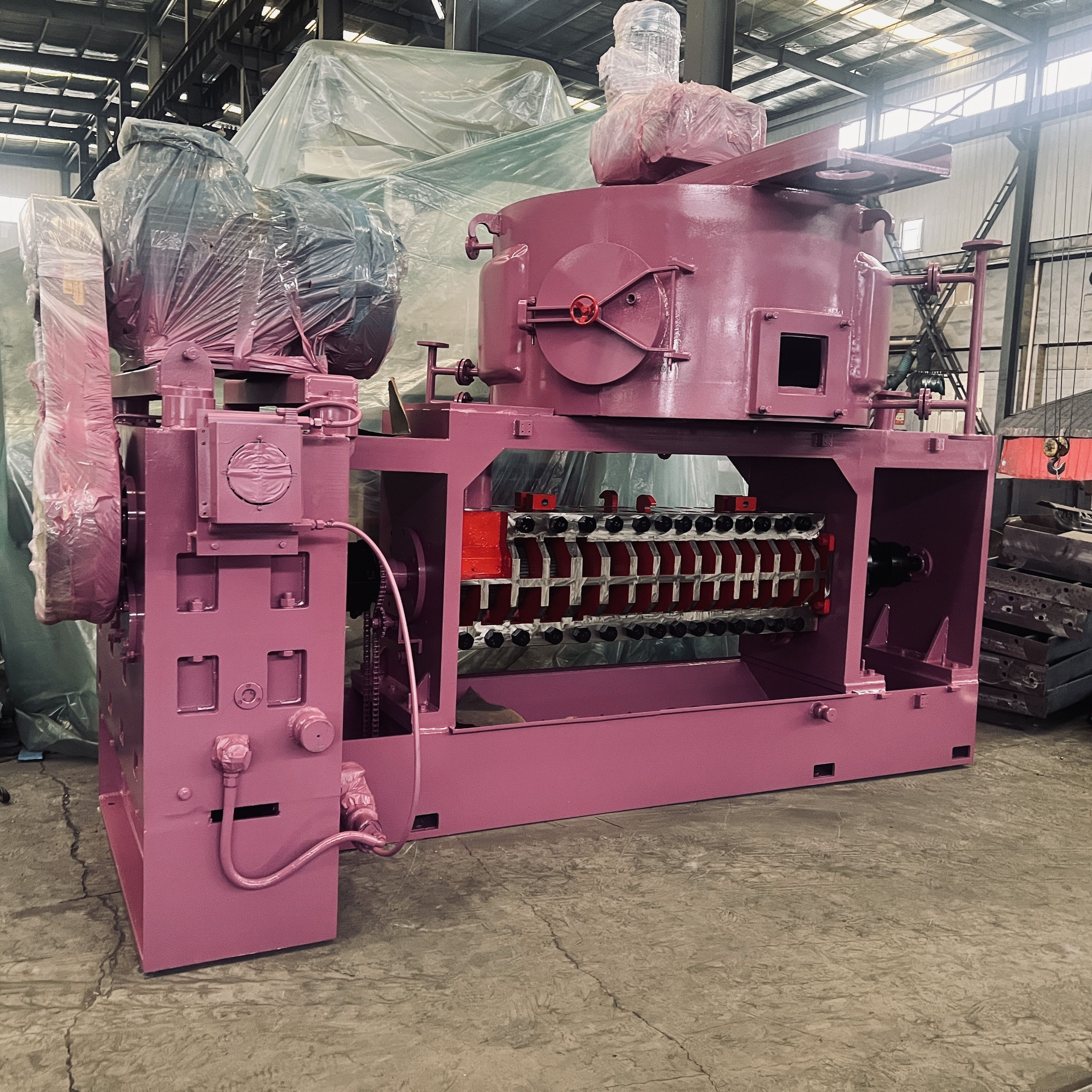 Agricultural Machinery Equipment ZX252 20TPD Combined Oil Press Machine Made in China