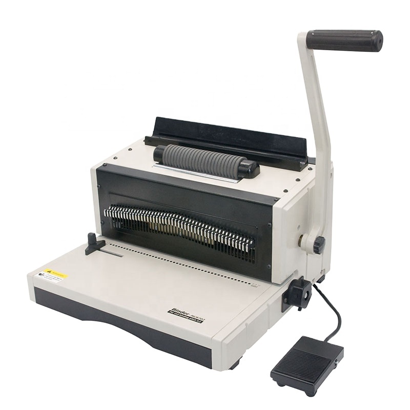 MC8702 A3 size spiral coil binding machine